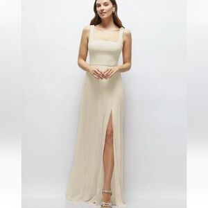 Thread Chiffon Square Neckline Style TH134